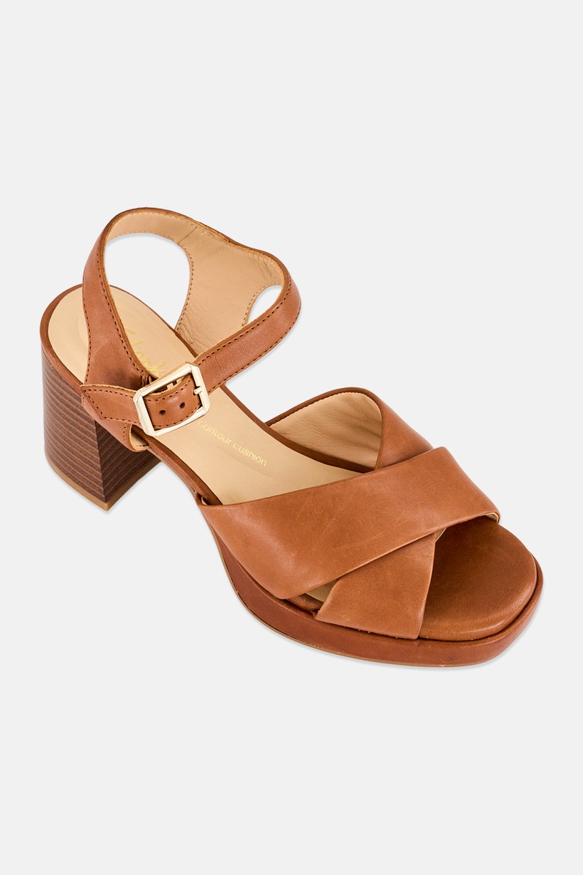 Buy Clarks Women Standard Ritzy 75 Rae Adjustable Buckle Sandals, Dark ...