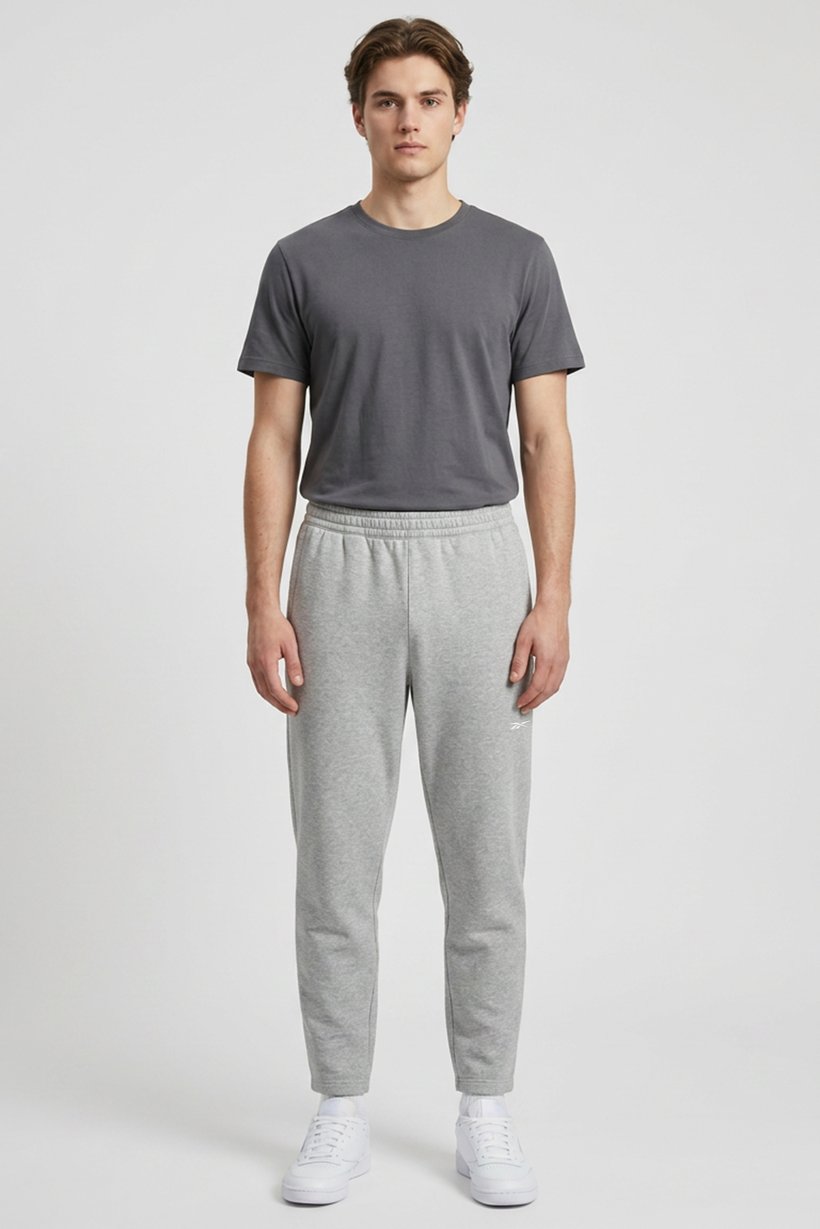 Men Sportswear Fit Training Track Pants, Heather Grey