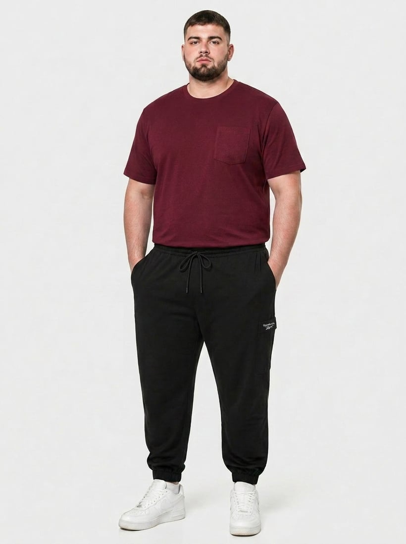 Men Sportswear Fit Outdoor jogger Pants, Black