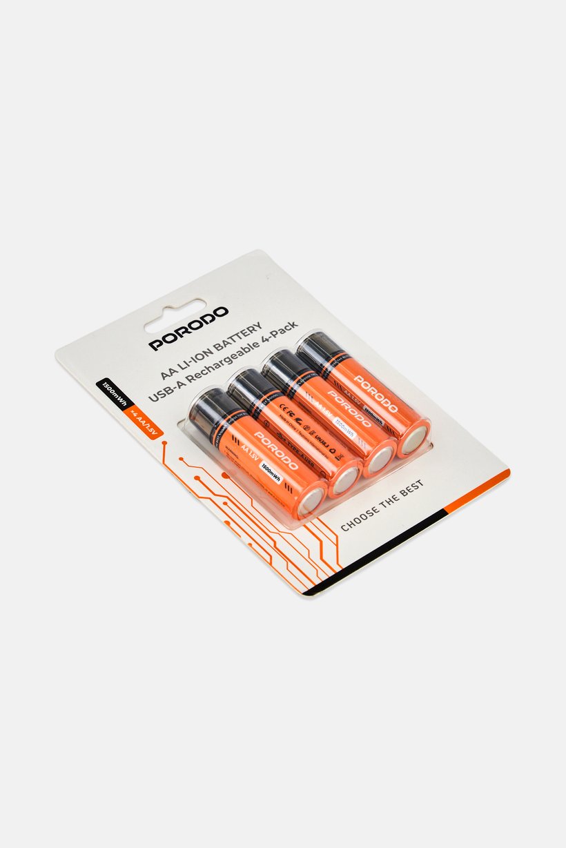 Rechargeable AA Battery with Built-in USB Charging Port