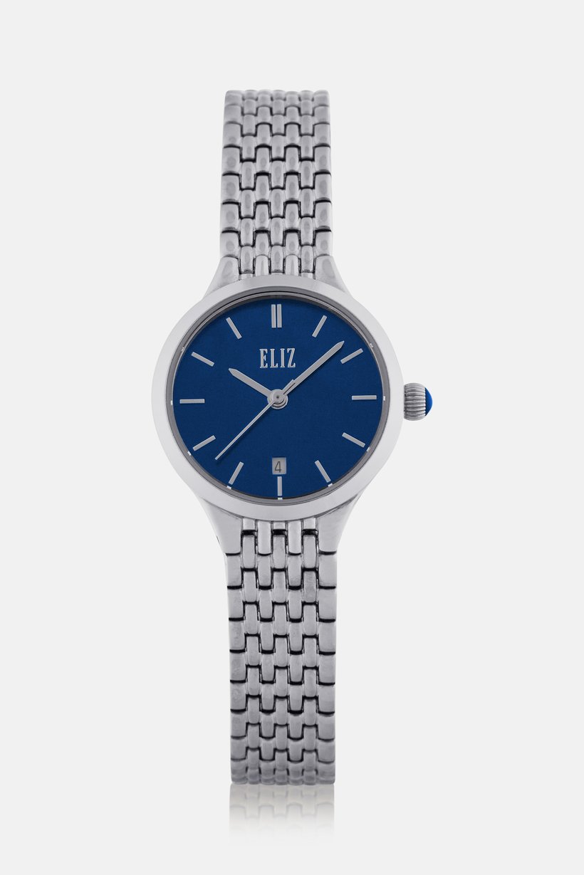 Women ES8691L2SNS Stainless Steel Analog Watch 26 mm, Silver