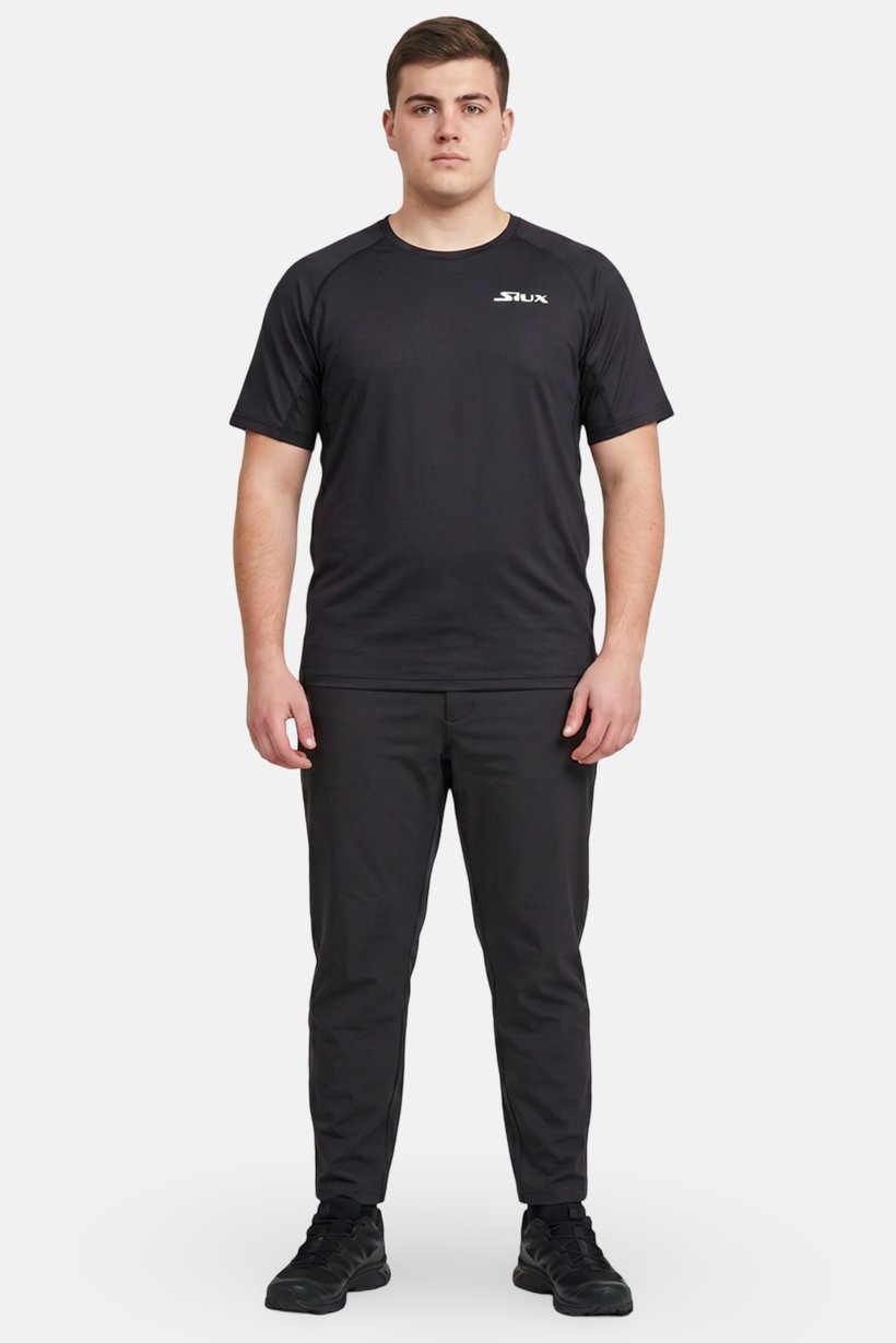 Men Sportswear Fit Short Sleeve Training T-Shirt, Black