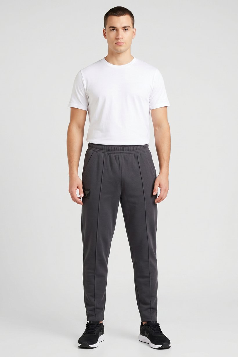 Men Sportswear Fit Running Sweatpants, Grey