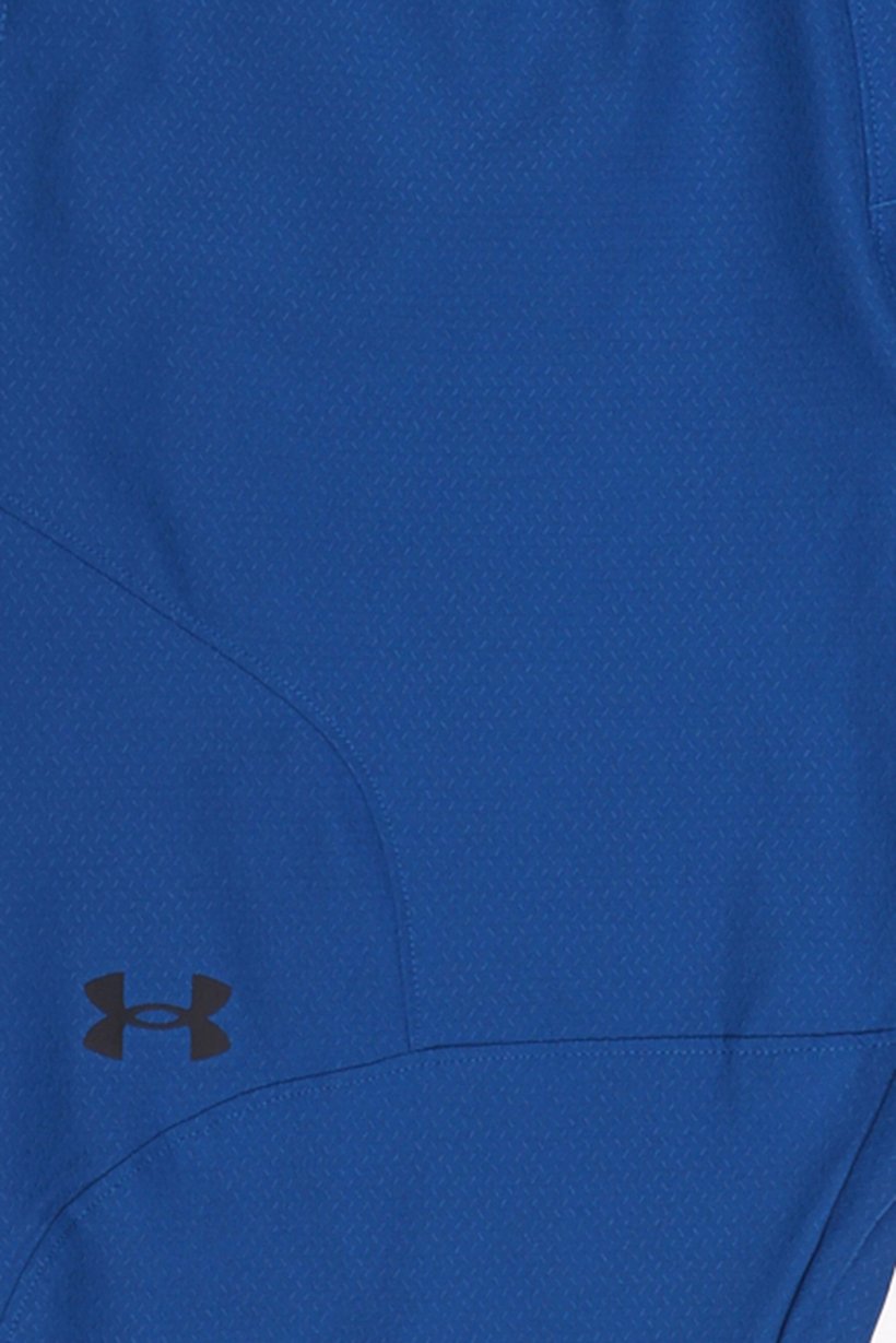 Men Fitted Brand Logo Training Track Pants, Teal Blue