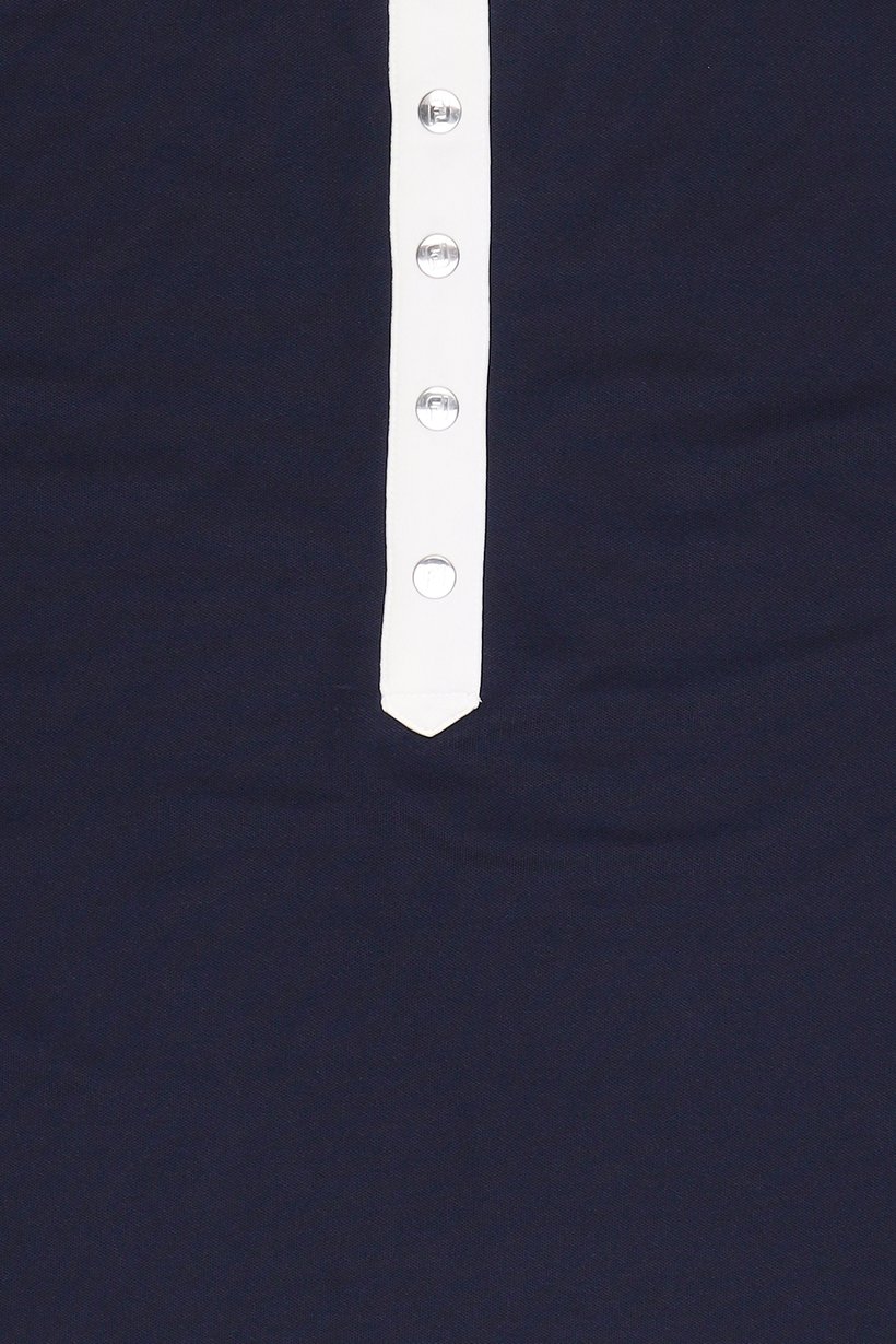 Women Sportwear Fit 3/4 Sleeve Golf Polo Shirt, Navy Blue