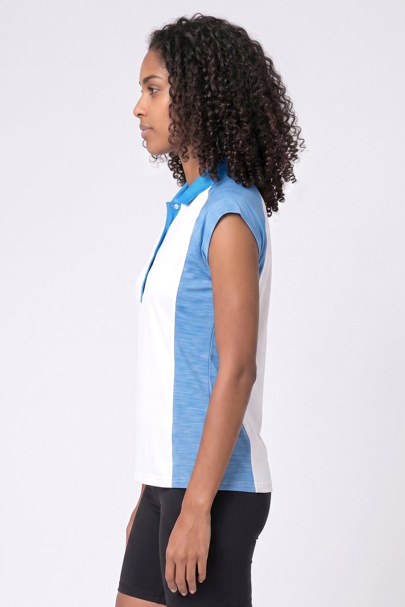 Women Sportswear Fit Short Sleeve Golf Polo Shirt, White