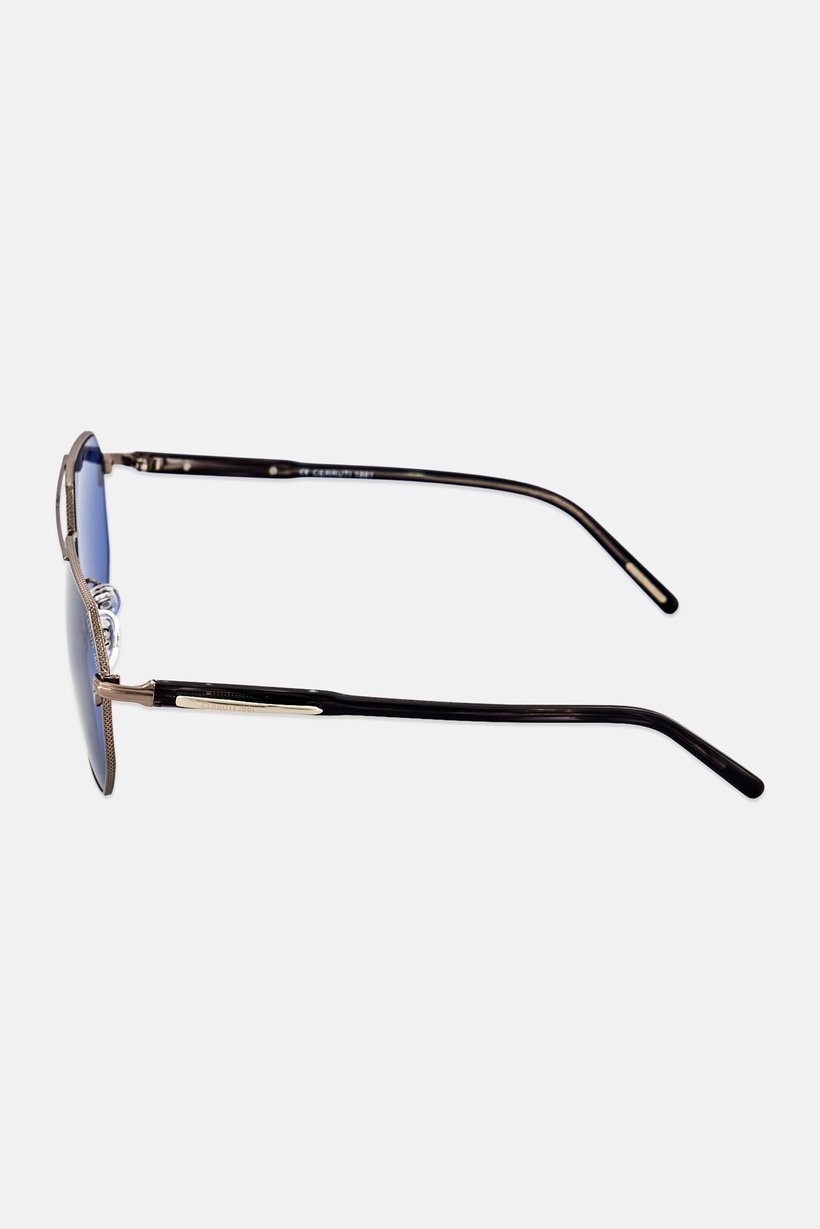 Men CR 80025 C2 Geomatric Sunglasses, Silver