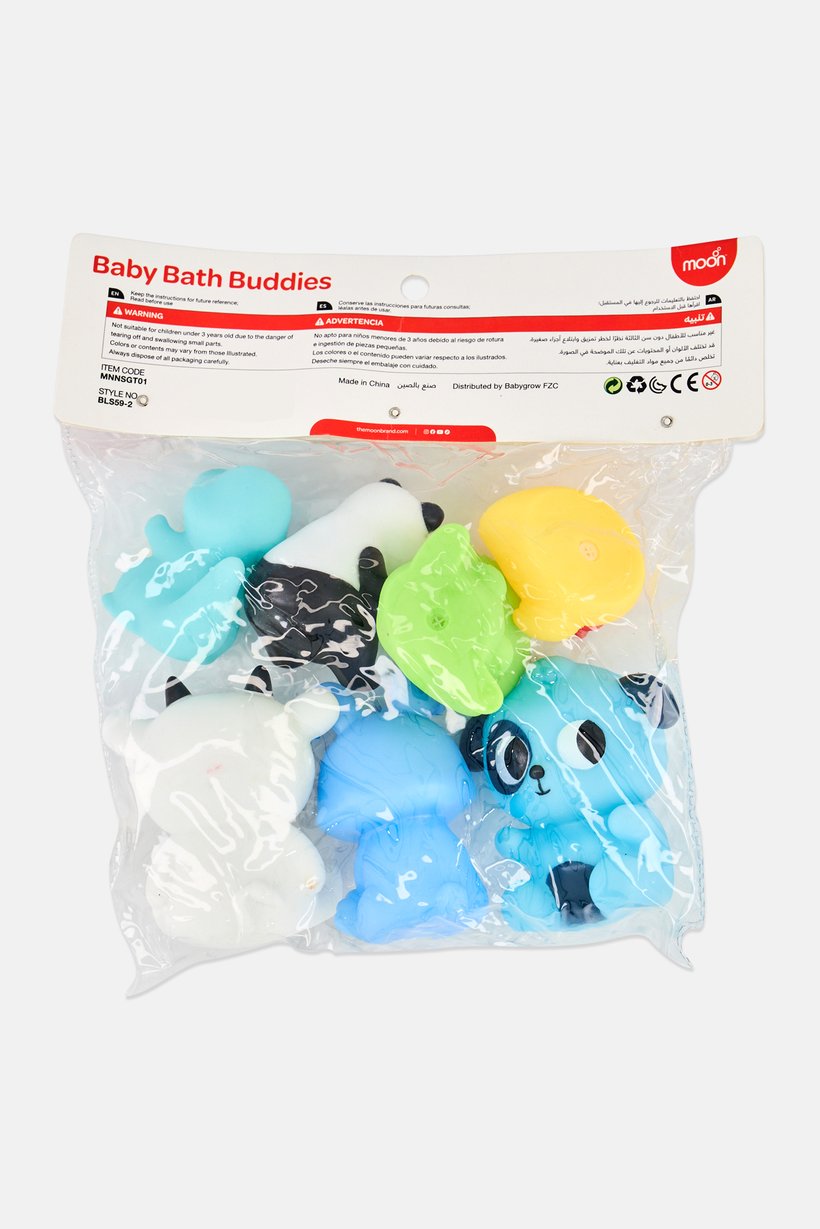 7 Pcs Splash And Play Baby Bath Buddies