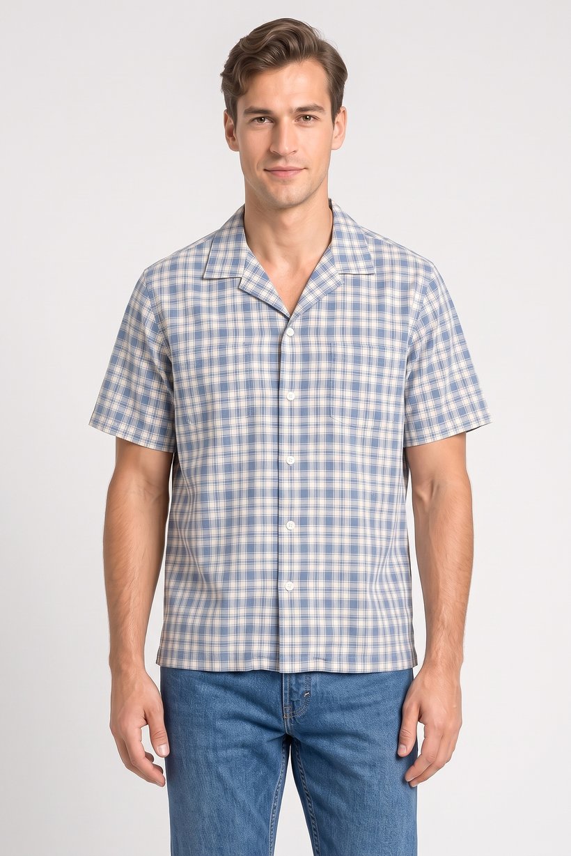 Polo Ralph Lauren Men Classic Fit Short Sleeve Checkered Casual Shirt, Multicolor