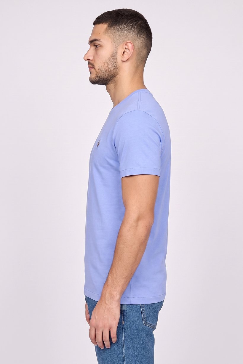 Polo Ralph Lauren Men Crew Neck Short Sleeve Embroidered Logo T-Shirt, Blue