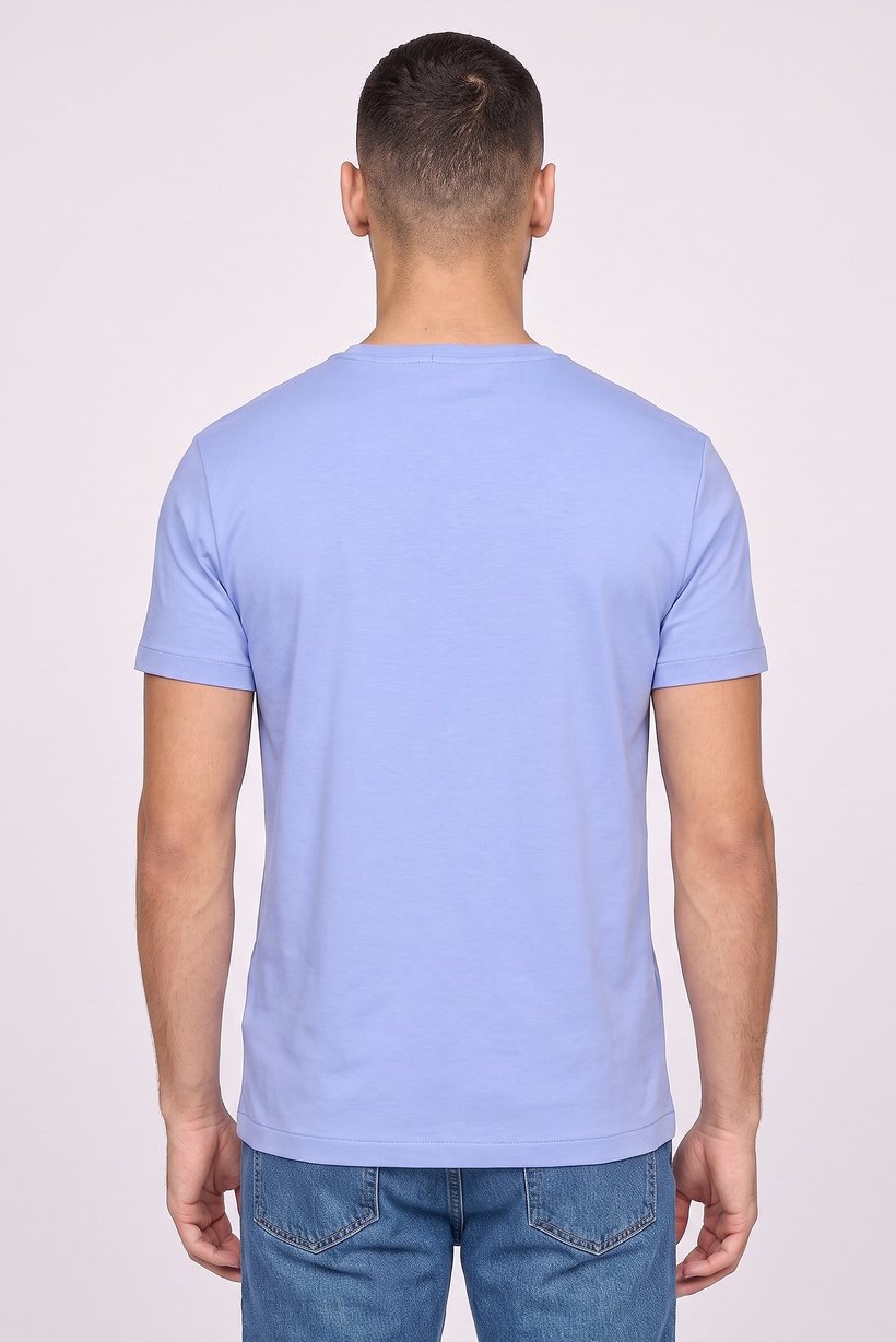 Polo Ralph Lauren Men Crew Neck Short Sleeve Embroidered Logo T-Shirt, Blue