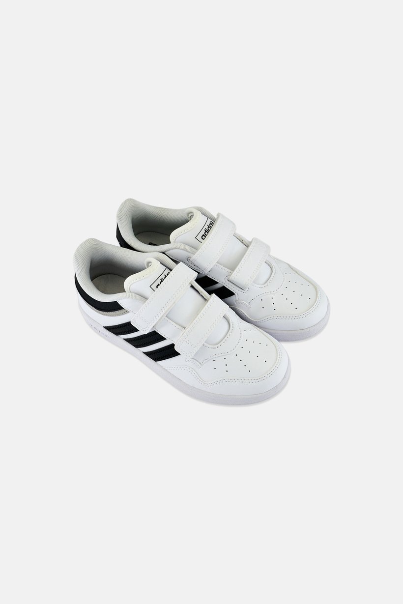 Kids Boy Hoops 4,0 Velcro Closure Basketball Shoes, White