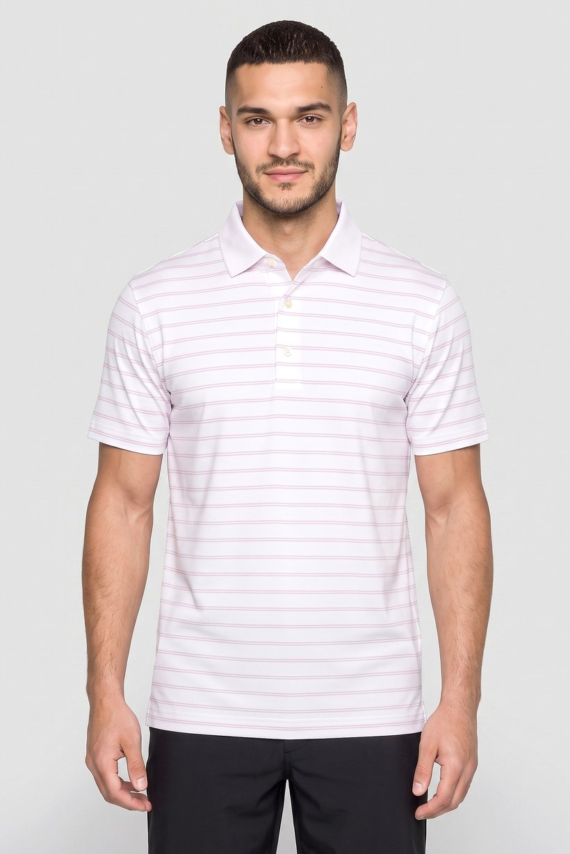 Men Athletic Fit Short Sleeve Golf Polo Shirt, Multicolor
