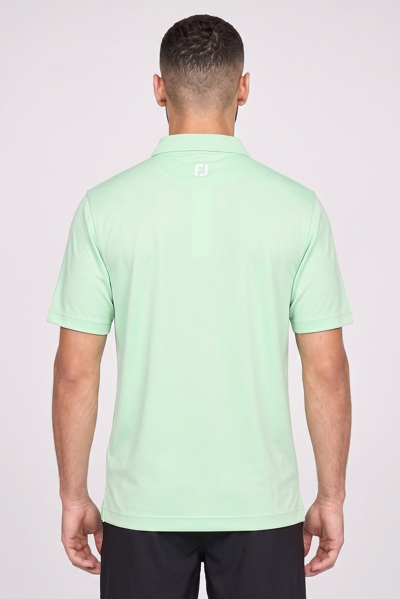 Men Sportswear Fit Short Sleeve Golf Polo Shirt, Mint Green