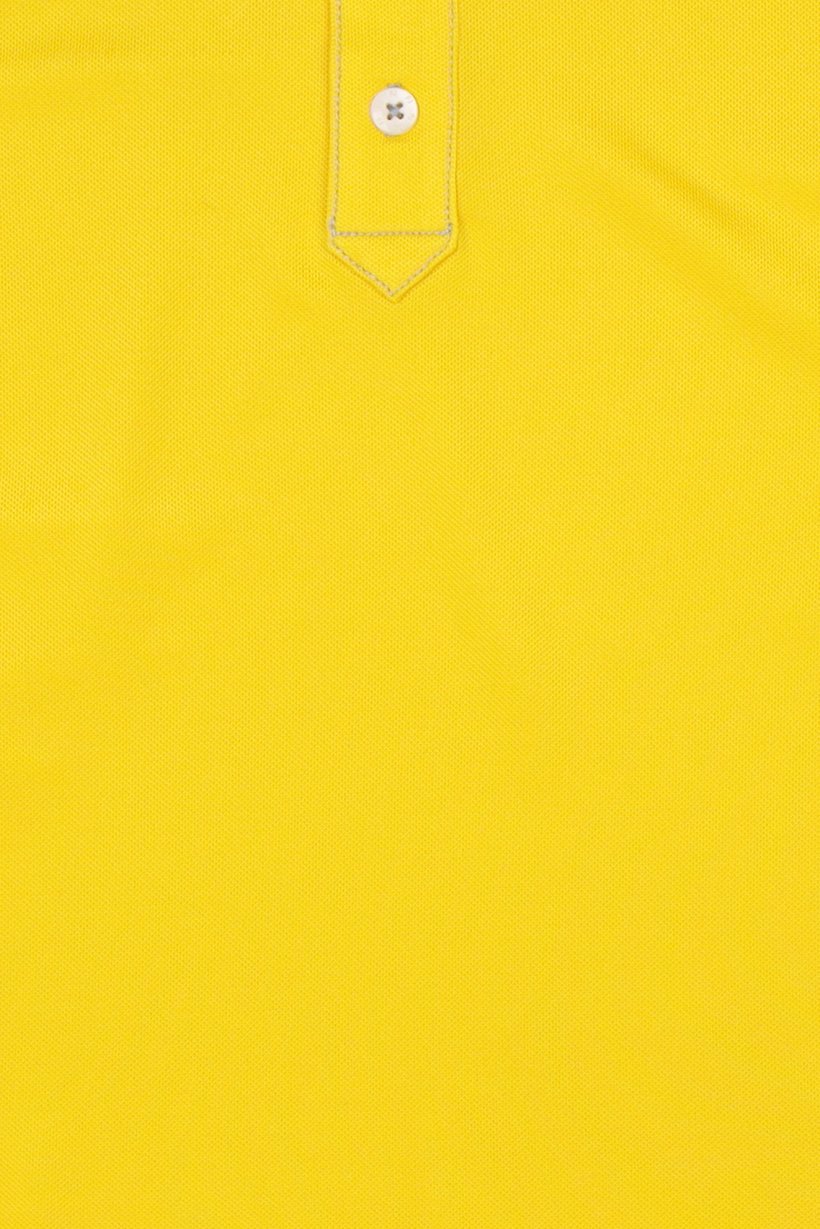 Men Sportswear Fit Short Sleeve Golf Polo Shirt, Yellow