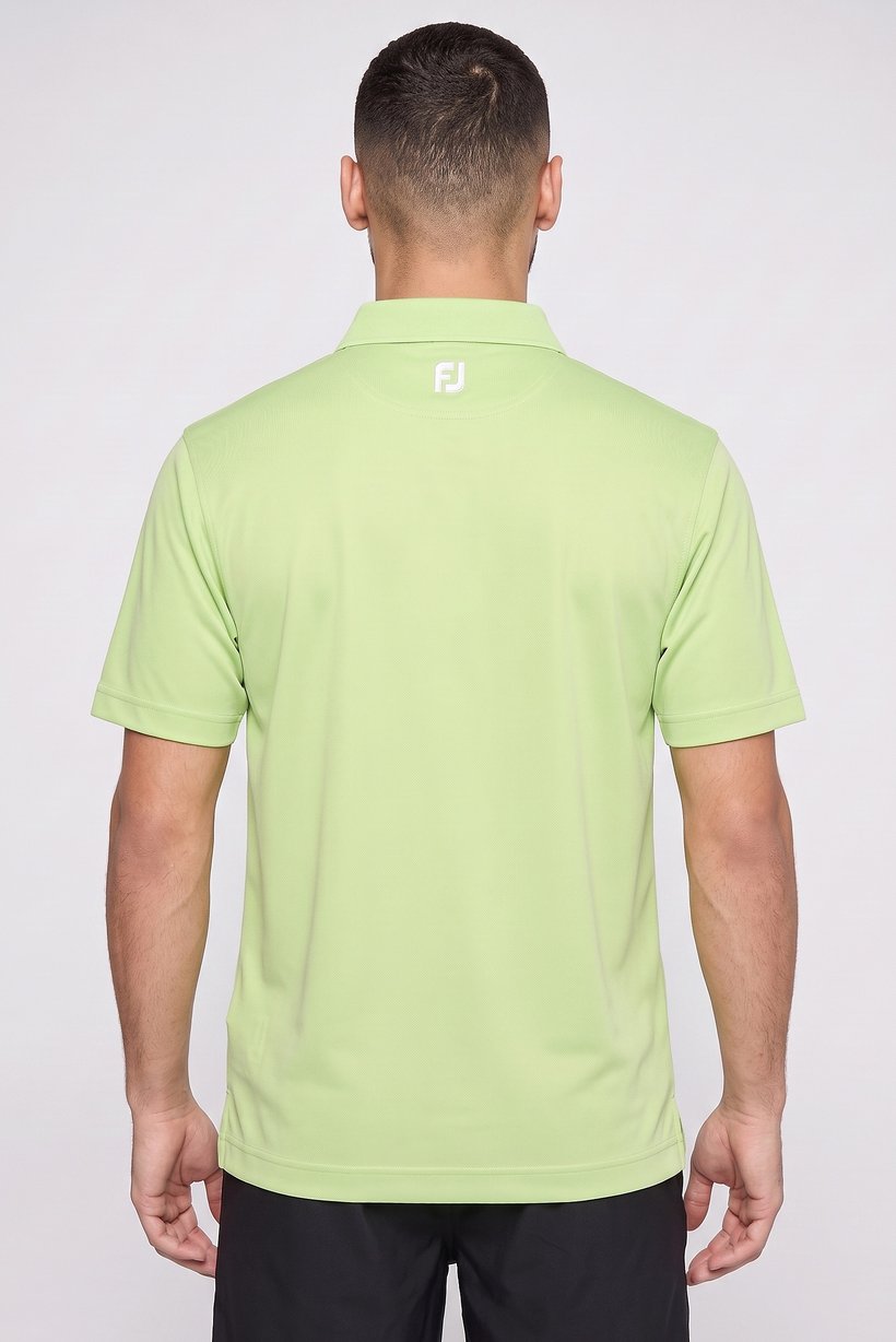 Men Sportswear Fit Short Sleeve Golf Polo Shirt, Apple Green