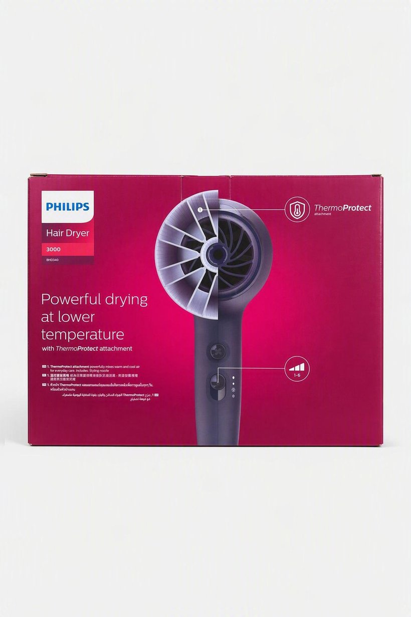 BHD340/13 Hair Dryer 3000 Series, Black