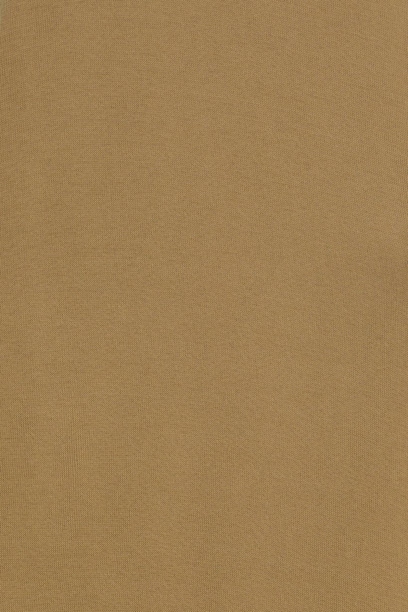 Women Pull On Knitted Sleepwear Pants, Tan