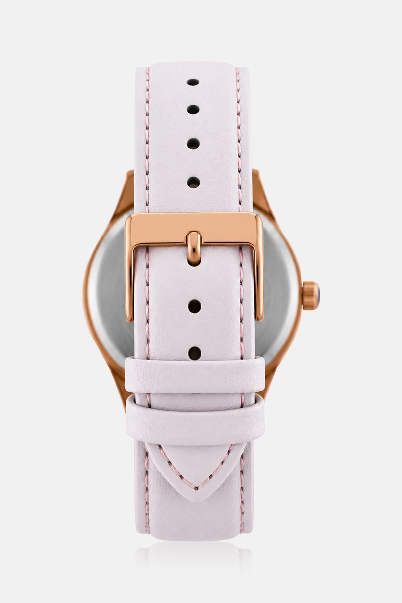 Women GW0399L2 Genuine Leather Analog Watch 30 mm, White