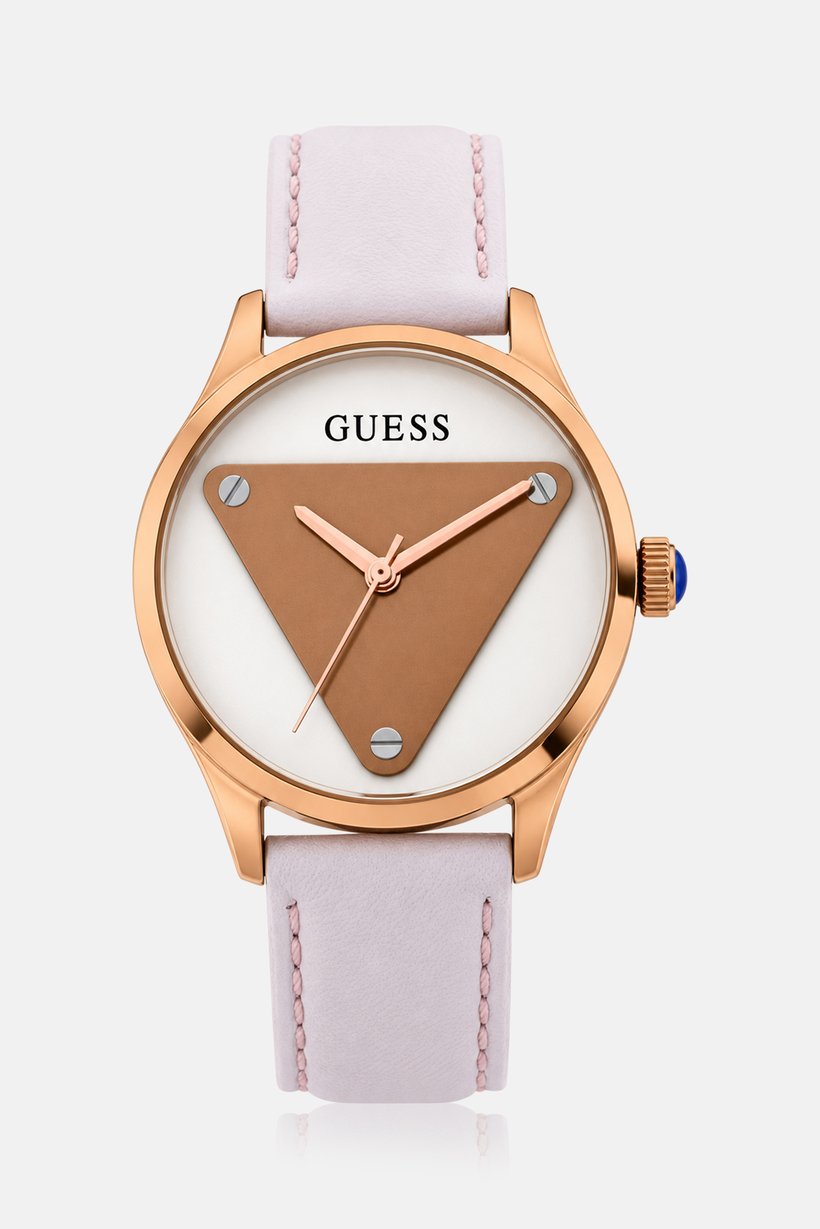 Women GW0399L2 Genuine Leather Analog Watch 30 mm, White
