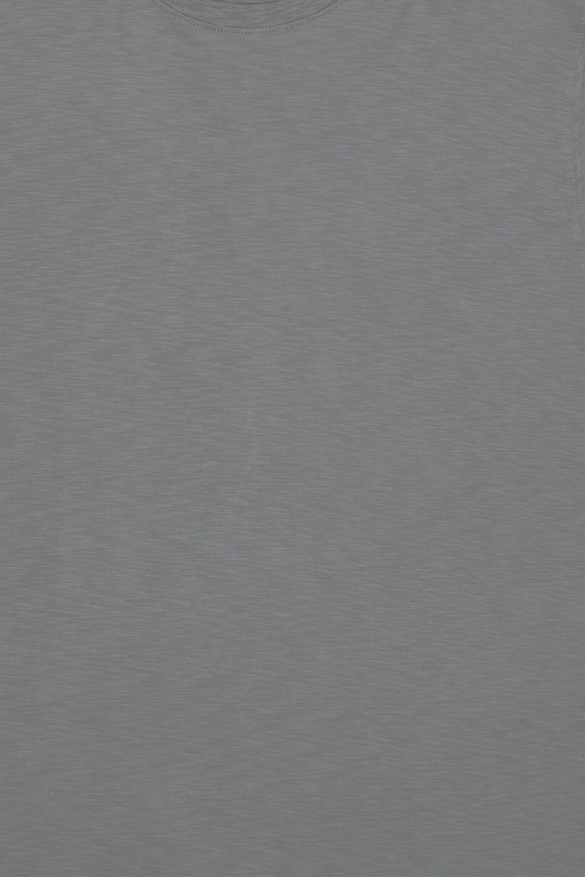 Men Crew Neck Short Sleeve Heather T-Shirt, Grey
