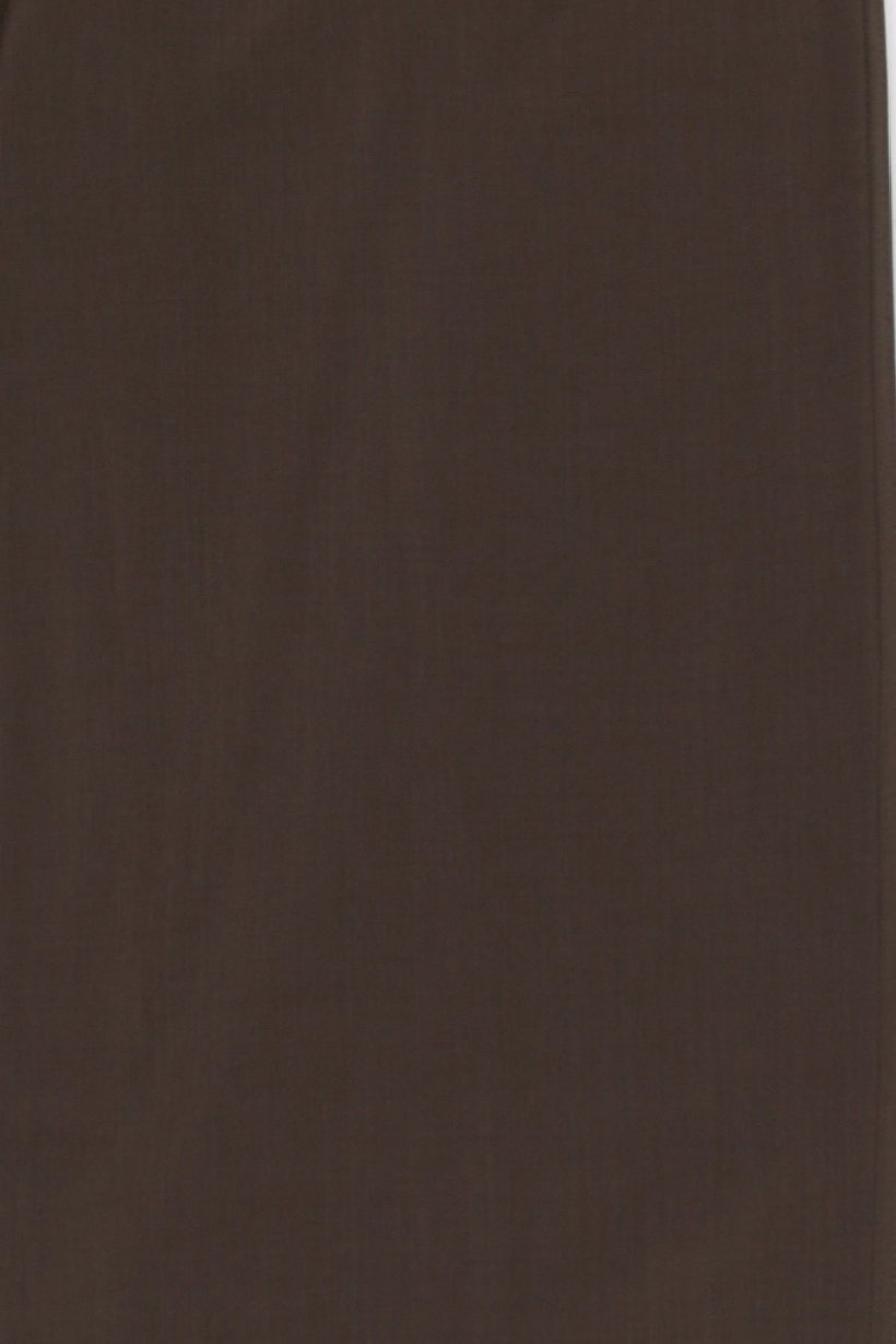Women Regular Fit Plain Straight Leg Pants, Brown