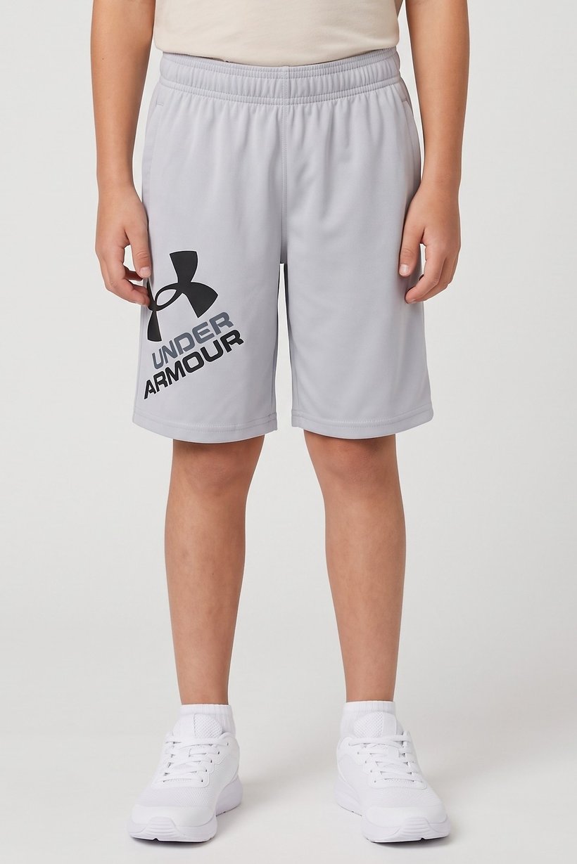 Kids Boy Loose Fit Training Shorts, Grey