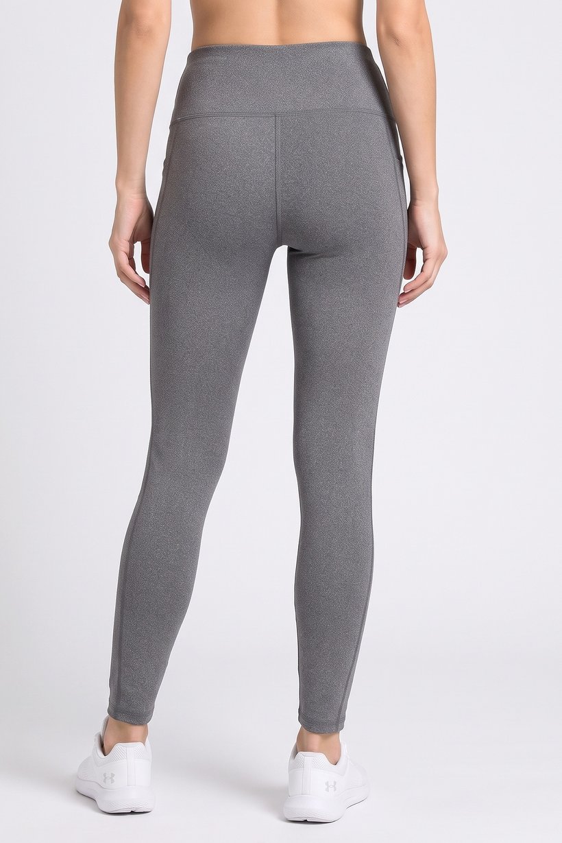 Women Compression Fit Training Leggings, Grey