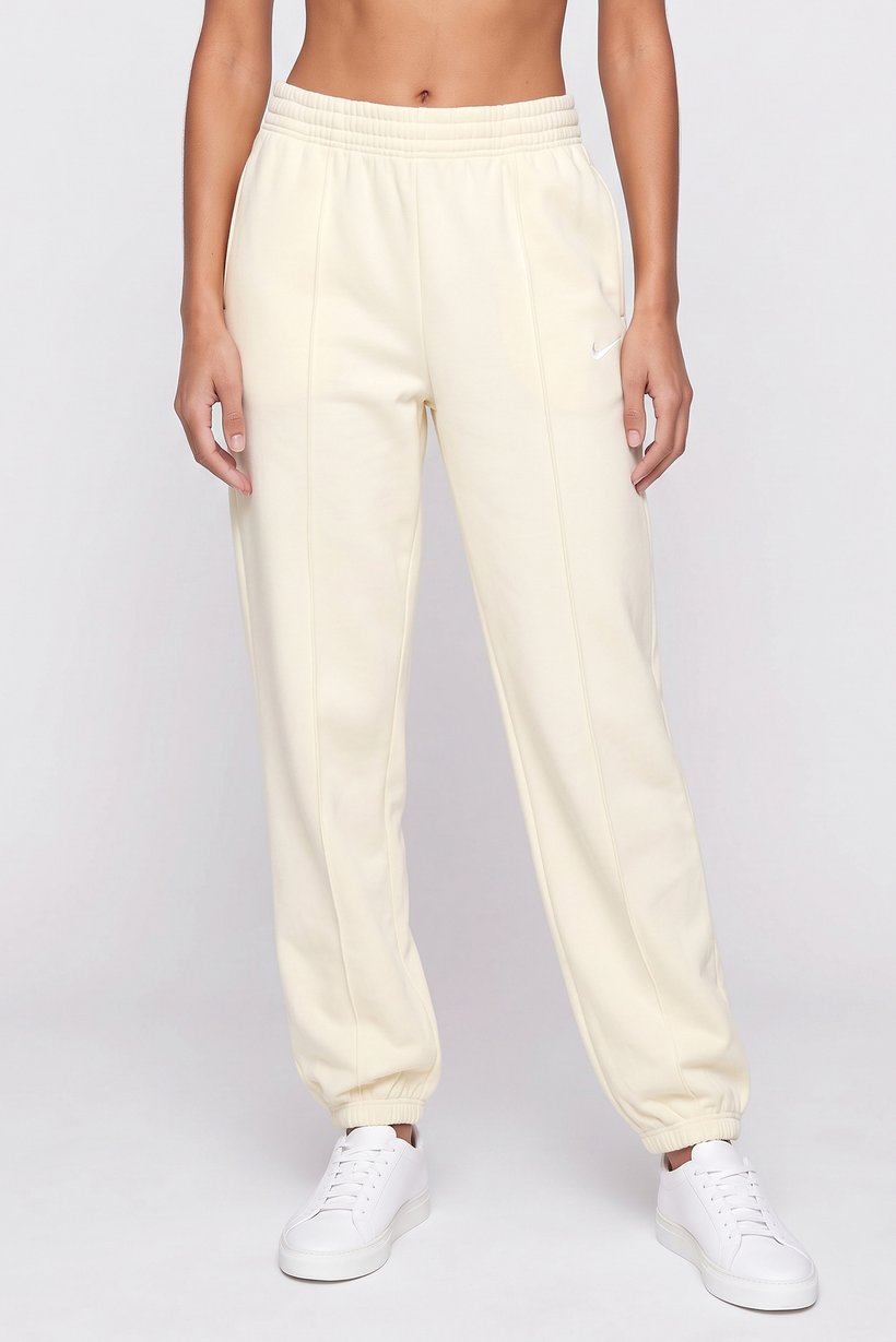 Women Loose Fit Outdoor Sweatpants, Ivory