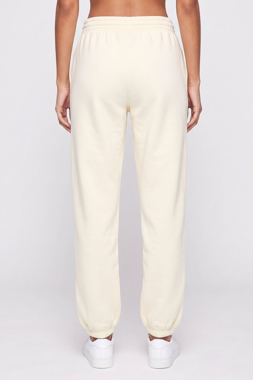 Women Loose Fit Outdoor Sweatpants, Ivory
