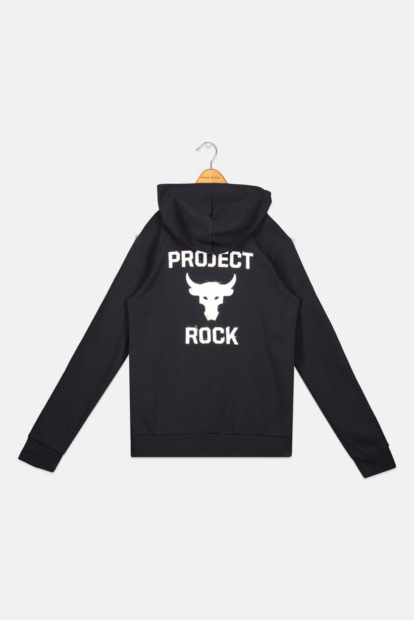 Kids Boy Loose Fit Long Sleeve Training Jacket, Black