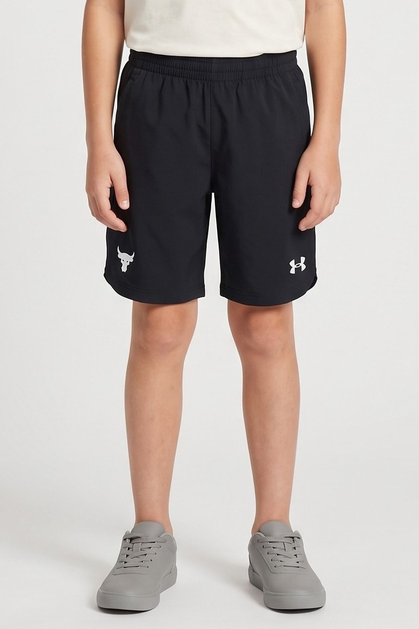 Kids Boy Loose Fit Training Shorts, Black