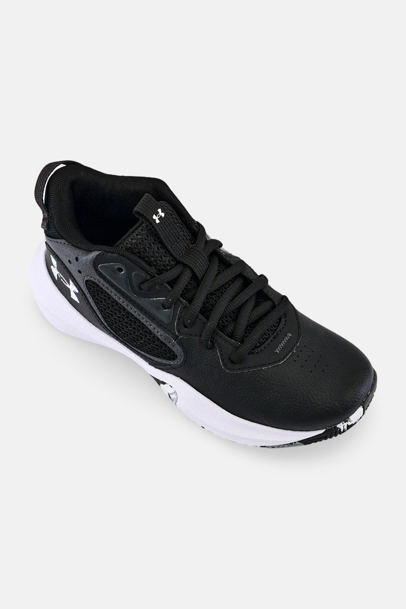 Kids Boy GS Lockdown 6 Lace Up Basketball Shoes, Black