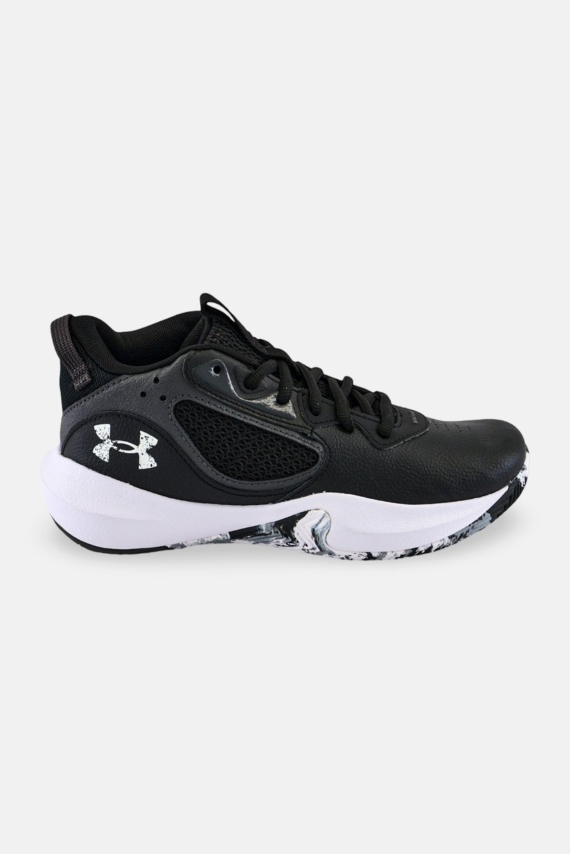 Kids Boy GS Lockdown 6 Lace Up Basketball Shoes, Black