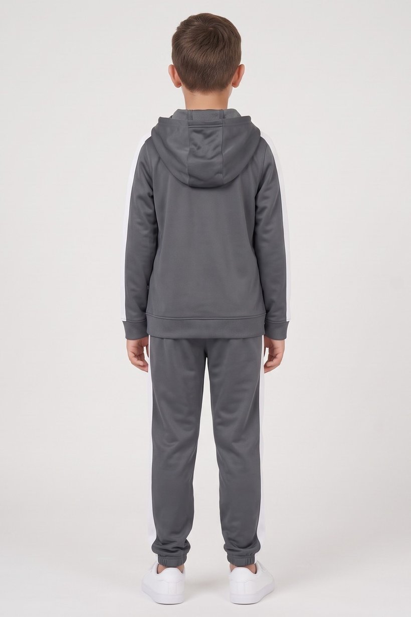 Kids Boy 2 Pieces Loose Fit Training Tracksuits, Grey