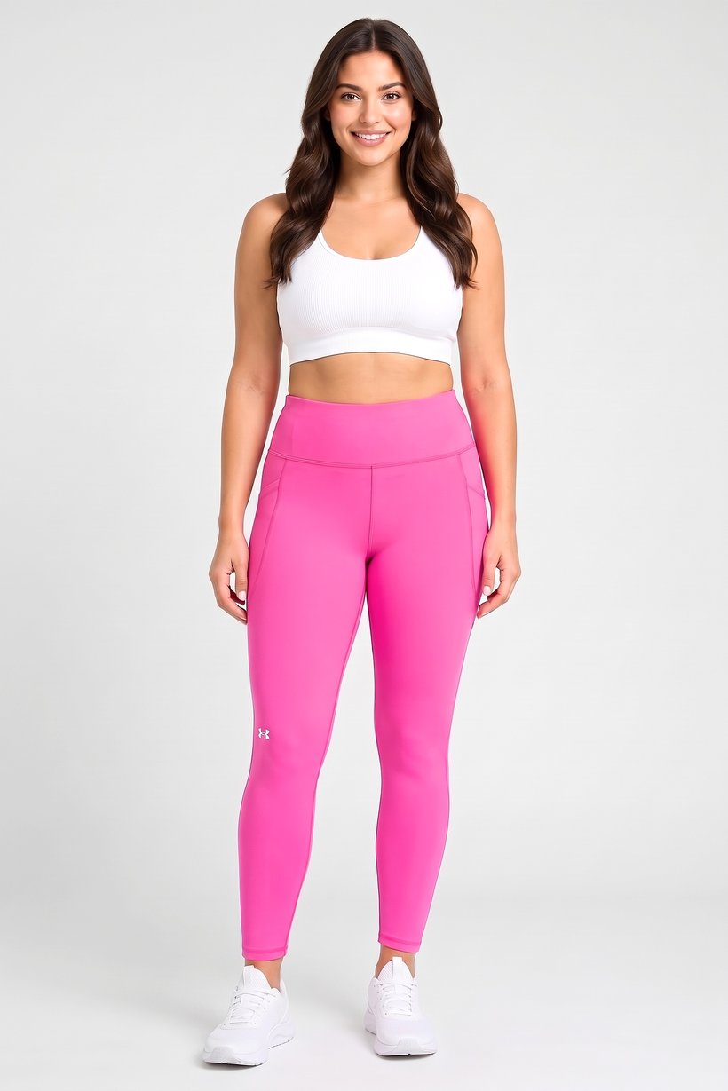 Women Compression Fit Training Legging, Fuchsia