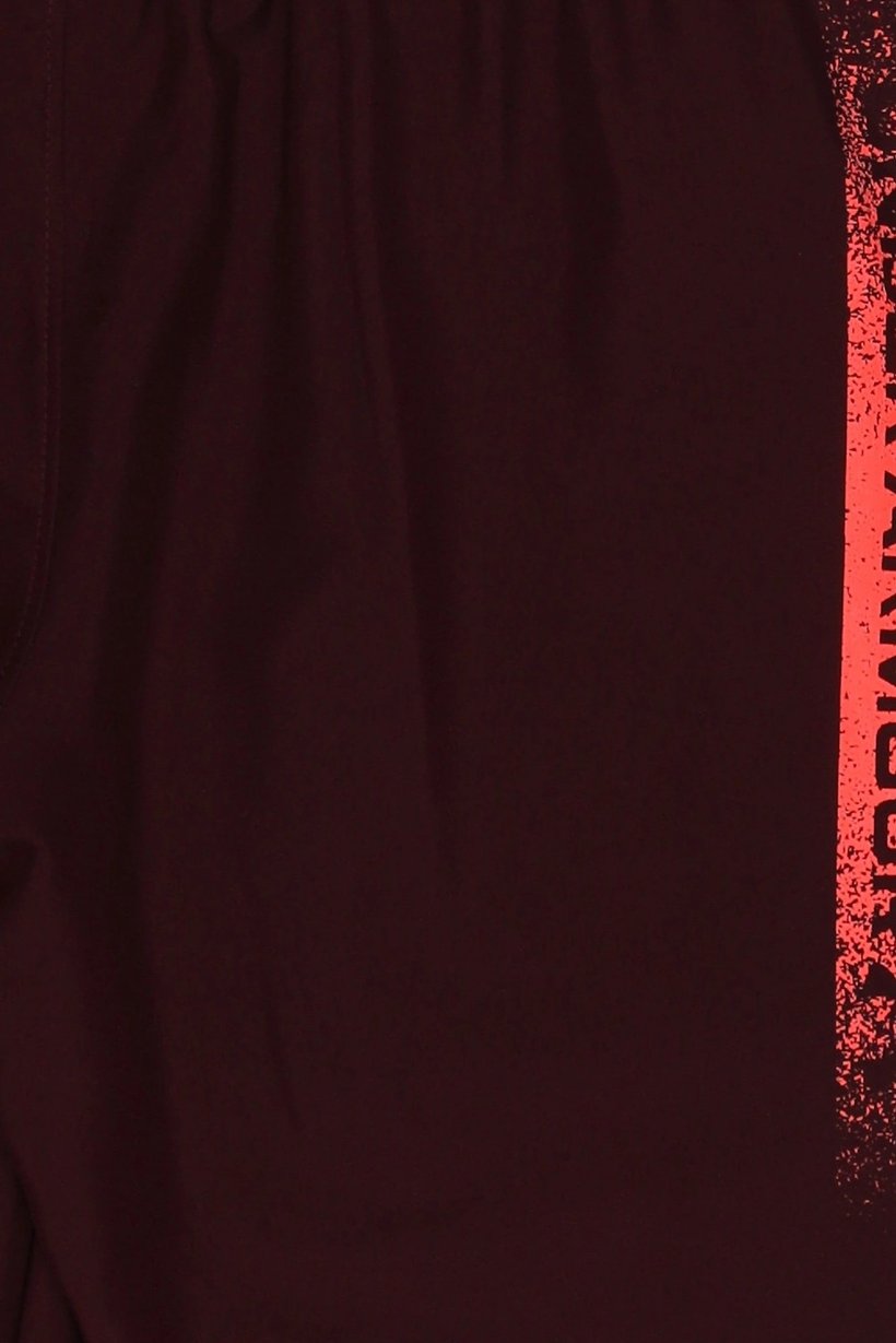 Kids Boy Loose Fit Training Shorts, Maroon
