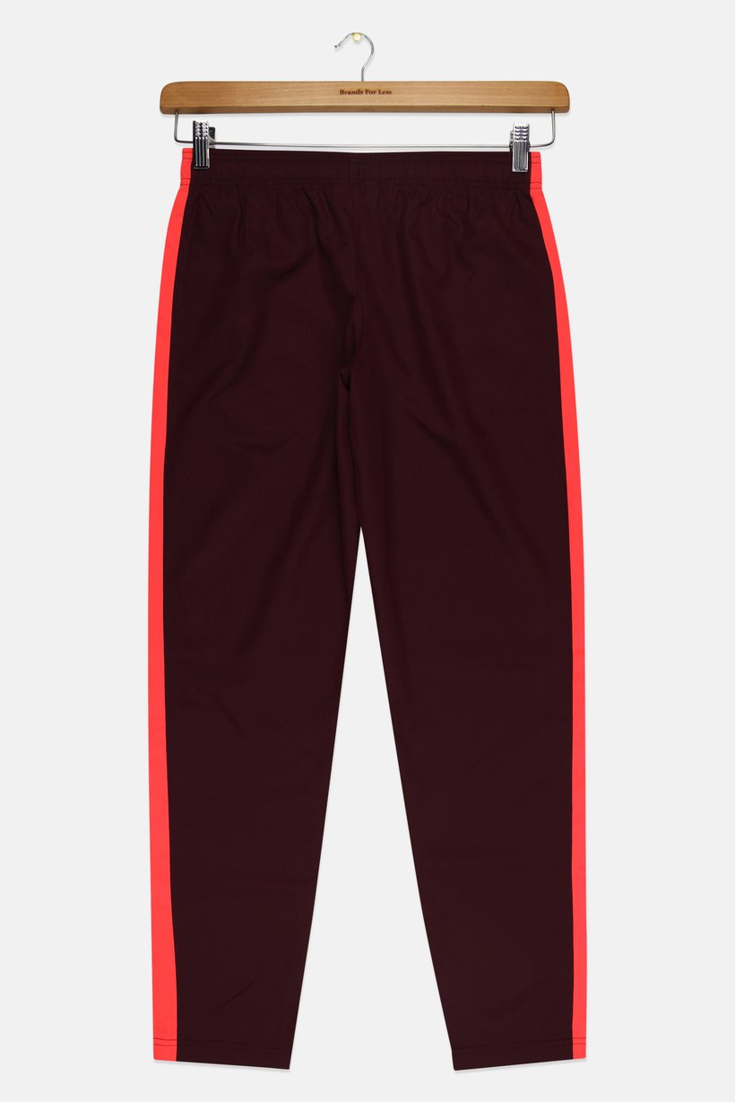 Kids Boy Loose Fit Training Track Pants, Maroon