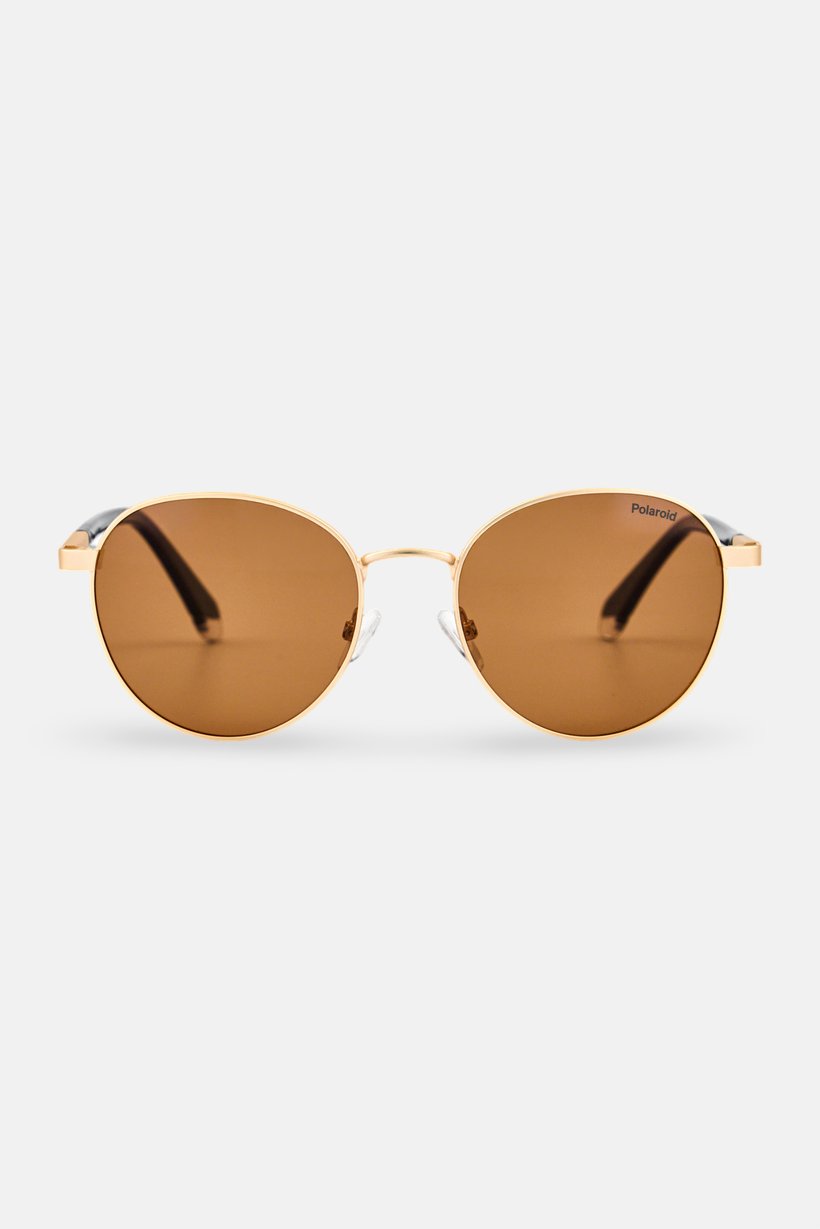 Men 20786101057M9 Oval Sunglasses, Gold
