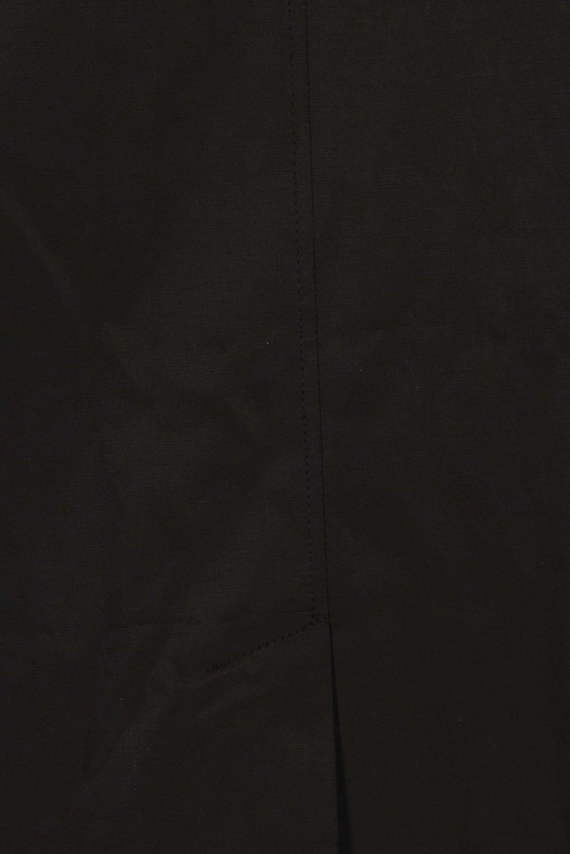 Men Solid Raincoat Jacket, Black