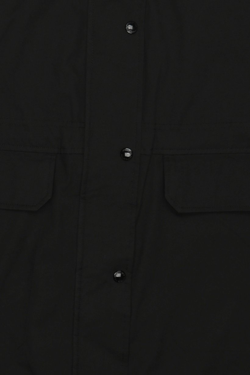 Women Solid Trench Coat, Black