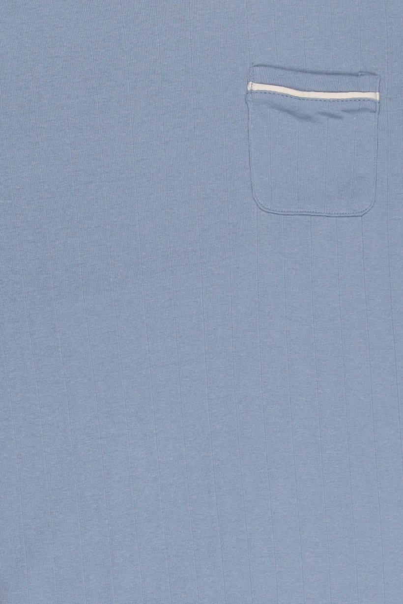 Women 2 Pieces Textured Long Sleeve Pajama Set, Dusty Blue