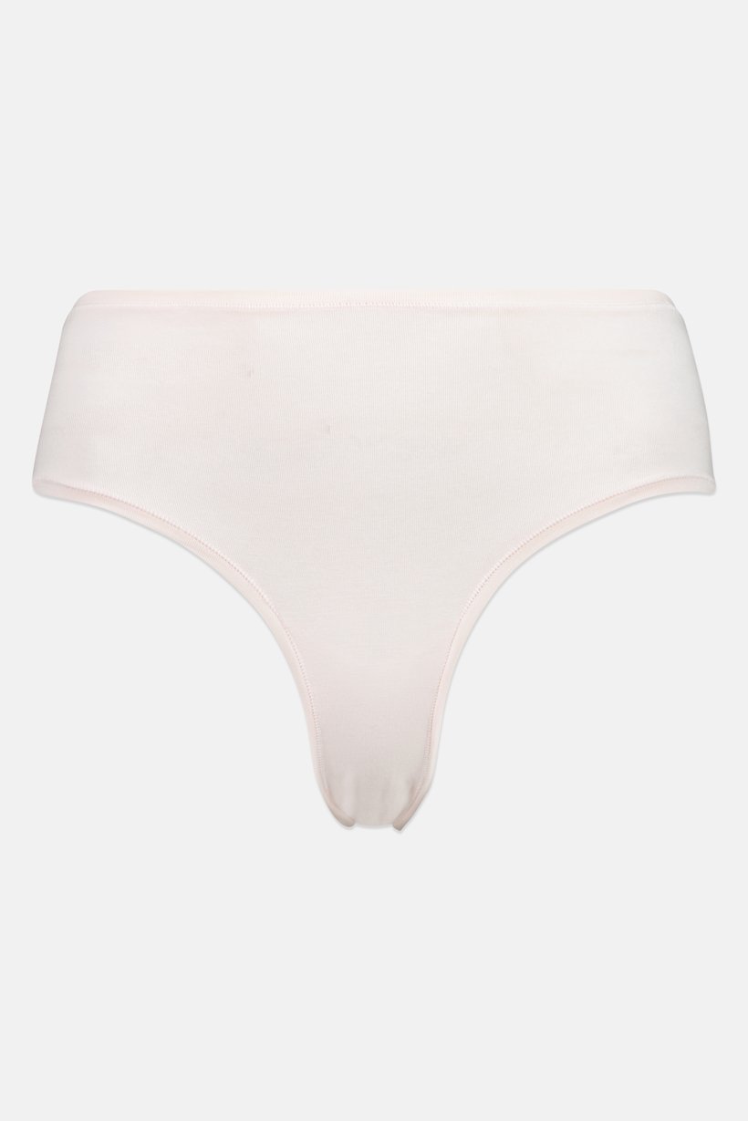 Essentials By Rene Rofe Women 5 Pcs Solid Hi-Cuts Panties, Multicolor