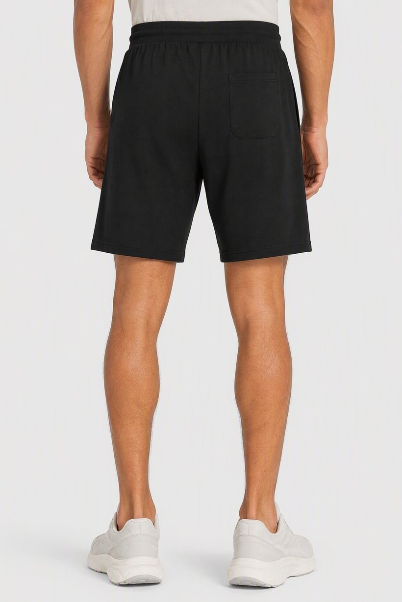 Men Sportswear Fit Outdoor Shorts, Black
