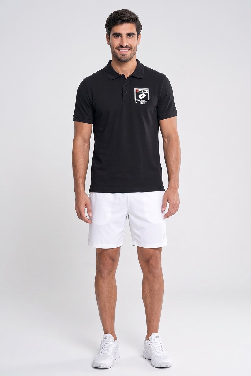 Men Sportswear Fit Short Sleeve Outdoor Polo Shirt, Navy