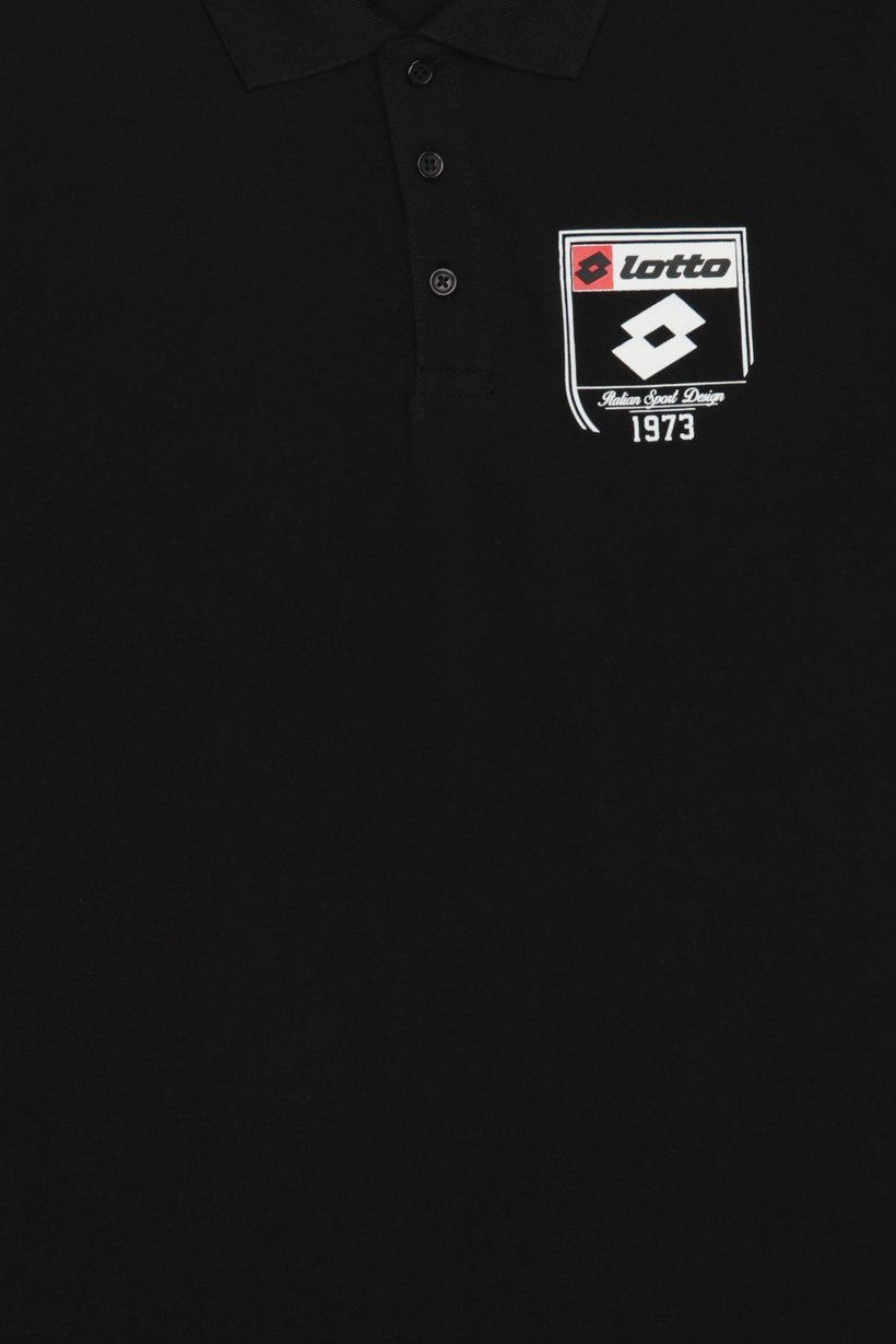 Men Sportswear Fit Short Sleeve Outdoor Polo Shirt, Black