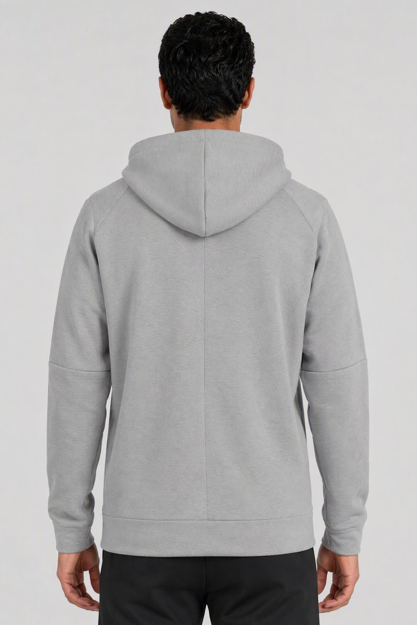 Men Sportswear Fit Long Sleeve Outdoor Hoodie, Grey