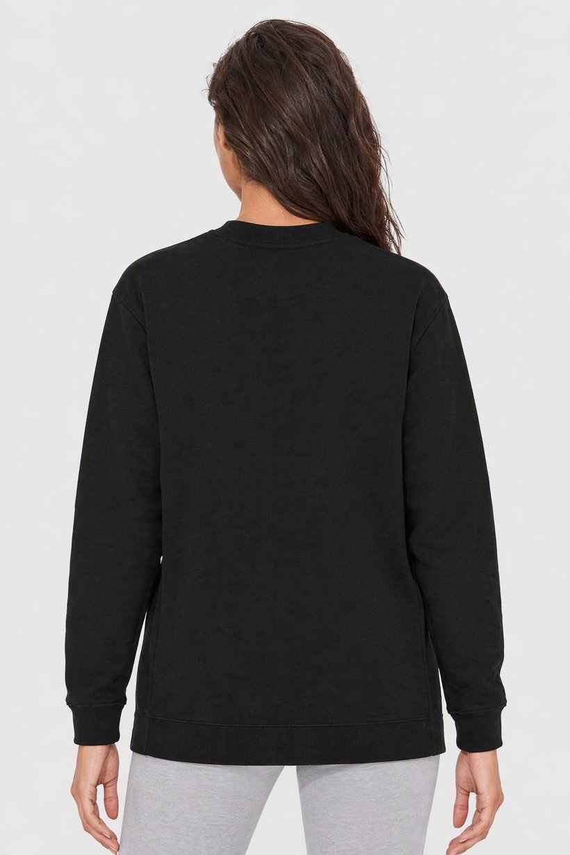 Adidas x Stella McCartney Women Loose Fit Training Sweatshirt, Black