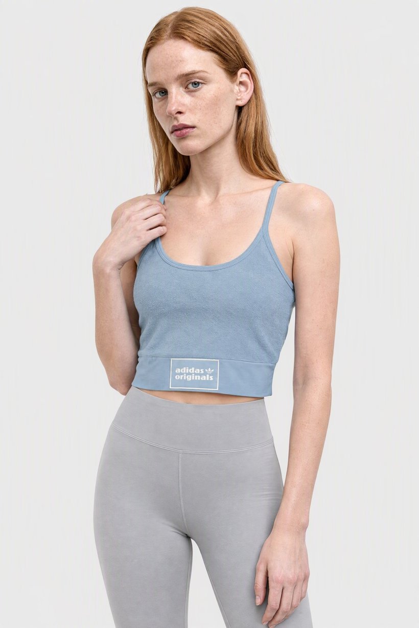 Women Sportswear Fit Sleeveless Outdoor Tank Top, Blue