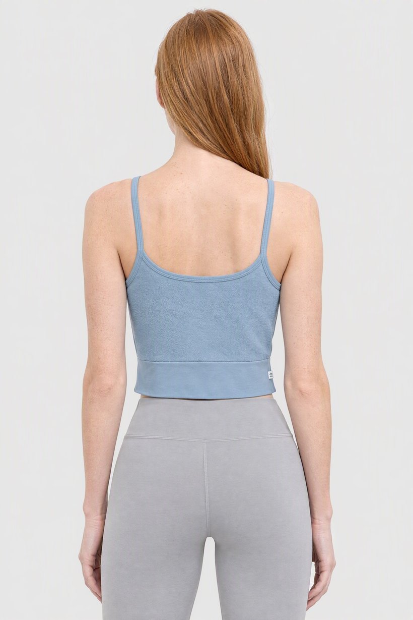 Women Sportswear Fit Sleeveless Outdoor Tank Top, Blue